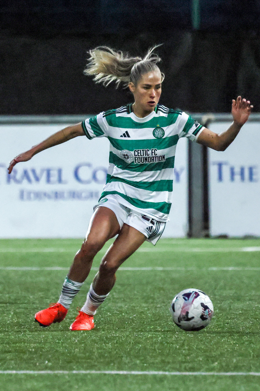 Tara O'Hanlon in action for Celtic FC Women