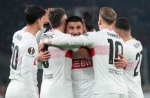Deniz Undav of VfB Stuttgart celebrates