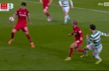 Celtic's penalty claim at Pittodrie
