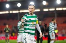 Callum McGregor celebrates.