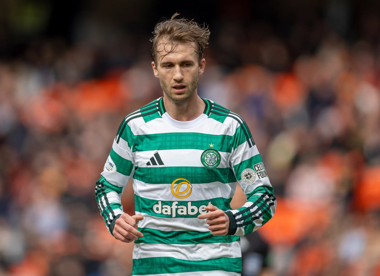 Benjamin Nygren at Tannadice.
