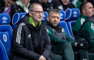 Martin O'Neill at Ibrox.