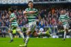 Kieran Tierney celebrates