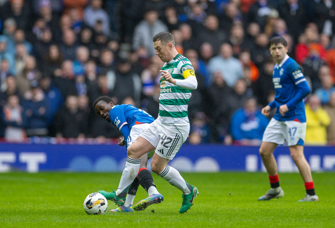 Callum McGregor at Ibrox.