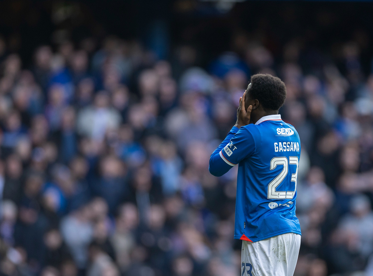 Djeidi Gassama hit his penalty over the bar 