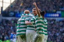 Celtic celebrations at Ibrox
