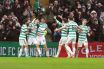 Hyunjun Yang of Celtic celebrates