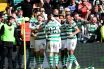 James Forrest of Celtic celebrates