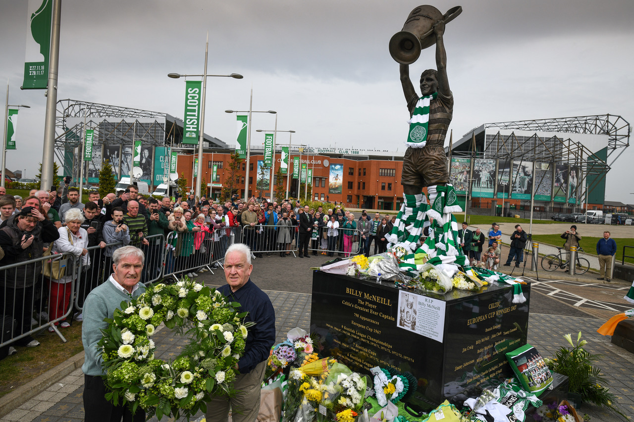 Former team mates Bertie Auld and John Clarke pay tribute to Billy McNeill