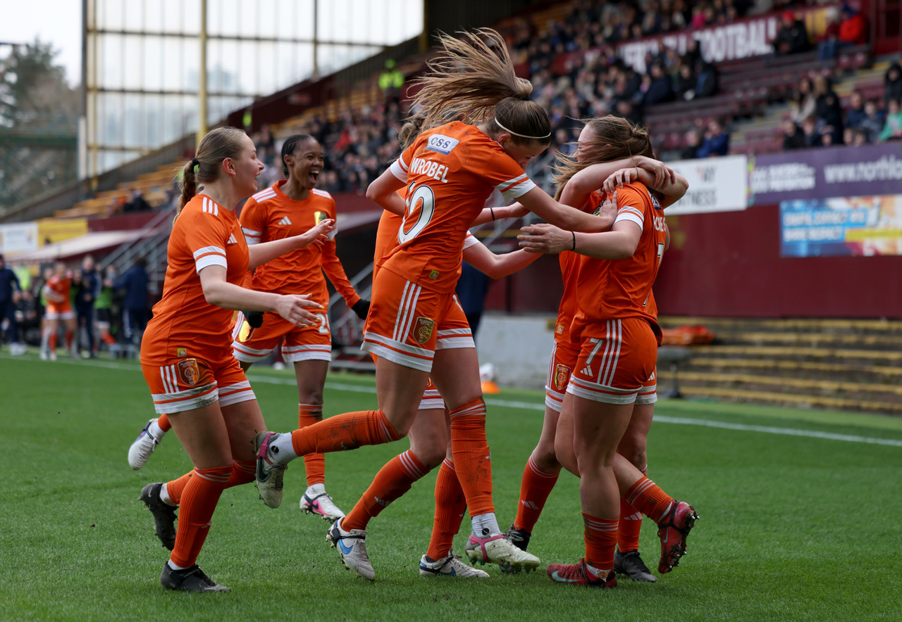 Lisa Forrest of Glasgow City celebrates