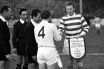 Billy Bremner and Billy McNeill shake hands before the European Cup semi-final first leg at Elland Road, Leeds on 1st April 1970.