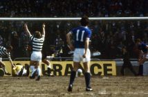 Danny Crainie scores against Rangers