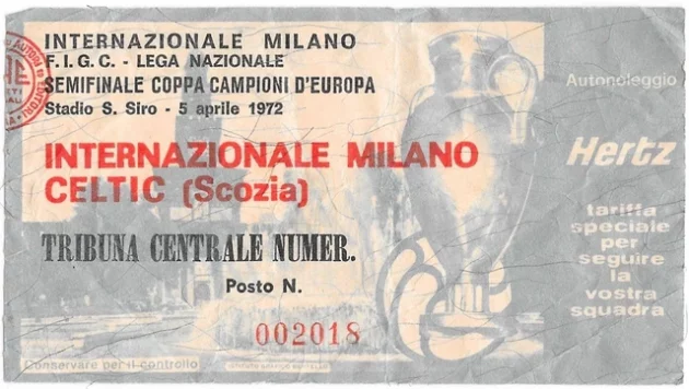 Seventies Euro Specials – Inter Milan v Celtic, 1972