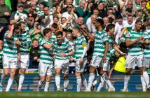 Anthony Ralston celebrates