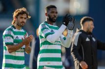 Post match applause from Kelechi Iheanacho.