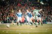 Paulo Di Canio scores against Rangers at Celtic Park on 6 March 1997