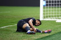 Auston Trusty of United States seems to have picked up an injury