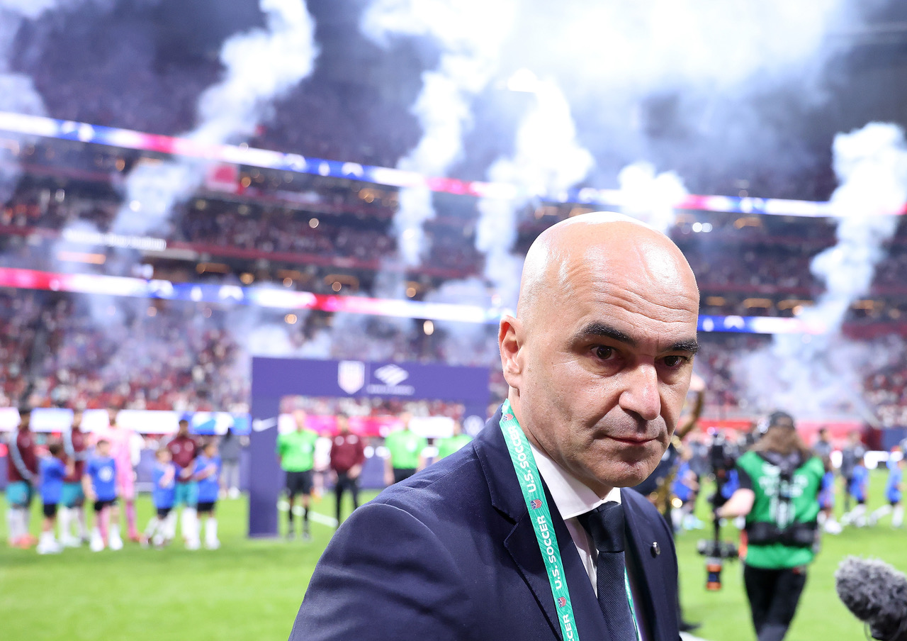 Manager Roberto Martinez of Portugal